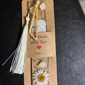 Handmade Floral Bookmark with Tassel
